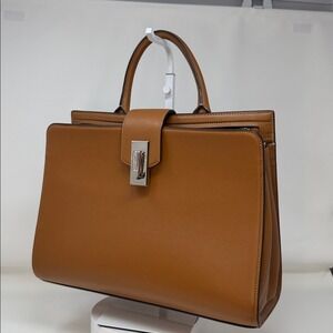 Marc Jacobs West End Large Leather Satchel in Maple